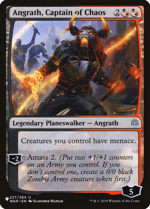 Angrath, Captain of Chaos [The List] Sale