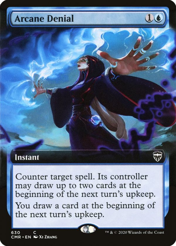 Arcane Denial (Extended Art) [Commander Legends] For Discount