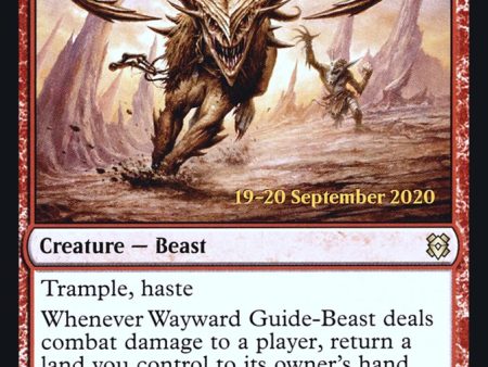 Wayward Guide-Beast [Zendikar Rising Prerelease Promos] Discount