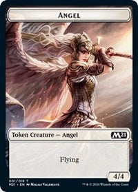 Angel    Saproling Double-Sided Token [Core Set 2021 Tokens] For Sale