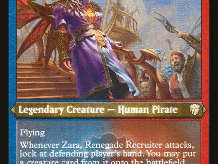 Zara, Renegade Recruiter (Etched) [Commander Legends] For Sale