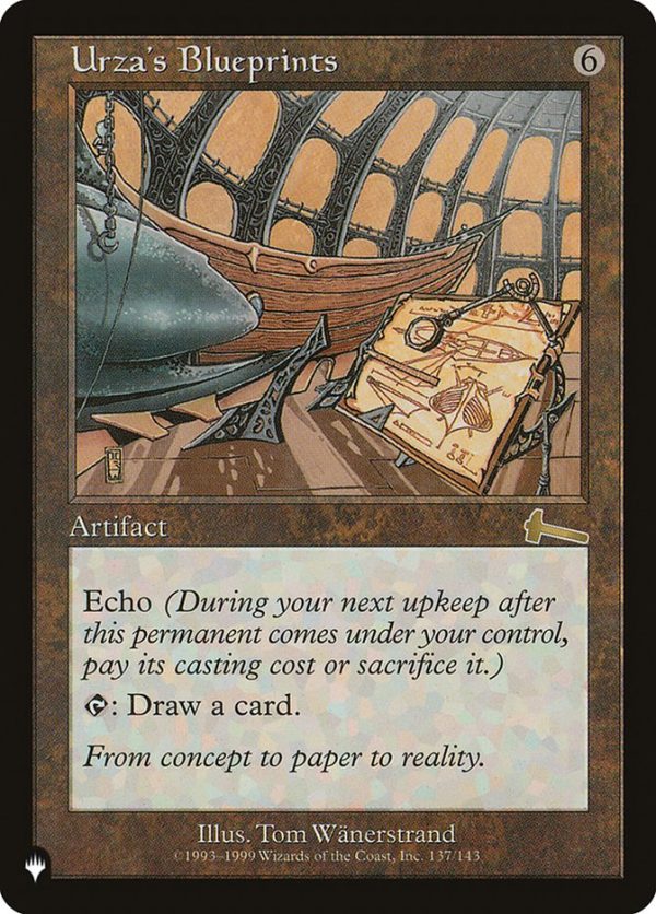 Urza s Blueprints [The List] Discount