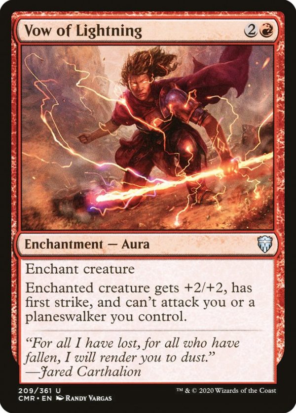 Vow of Lightning [Commander Legends] Sale