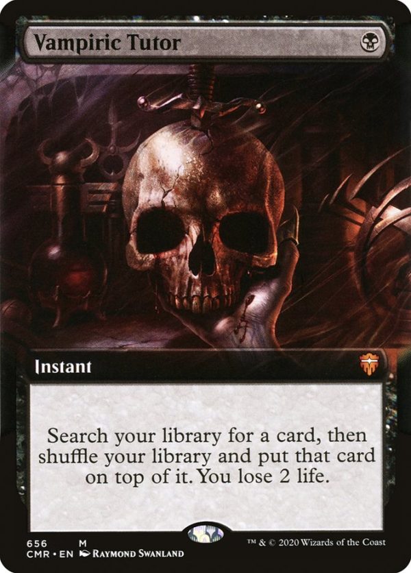 Vampiric Tutor (Extended Art) [Commander Legends] For Cheap