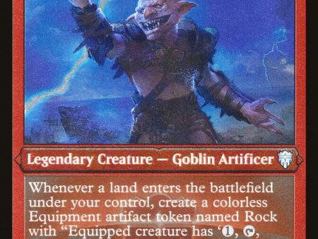 Toggo, Goblin Weaponsmith (Etched) [Commander Legends] Discount