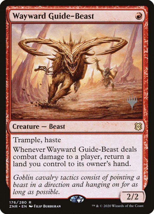 Wayward Guide-Beast (Promo Pack) [Zendikar Rising Promos] For Cheap