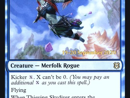 Thieving Skydiver [Zendikar Rising Prerelease Promos] Cheap