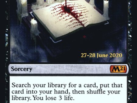 Grim Tutor [Core Set 2021 Prerelease Promos] For Discount