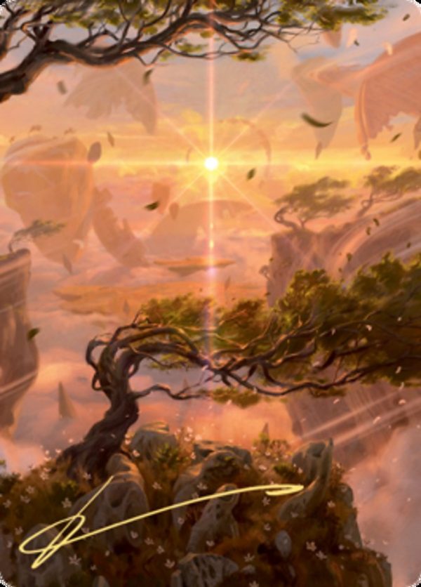 Windswept Heath Art Card (Gold-Stamped Signature) [Zendikar Rising Art Series] For Cheap