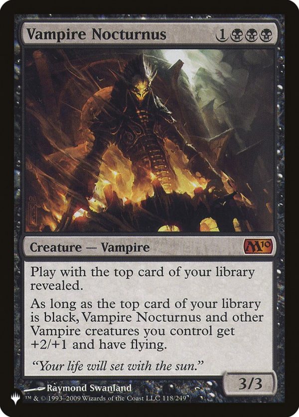 Vampire Nocturnus [The List] For Cheap