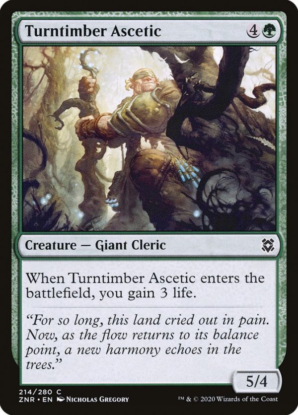 Turntimber Ascetic [Zendikar Rising] Supply