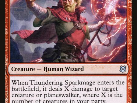 Thundering Sparkmage [Zendikar Rising] Discount