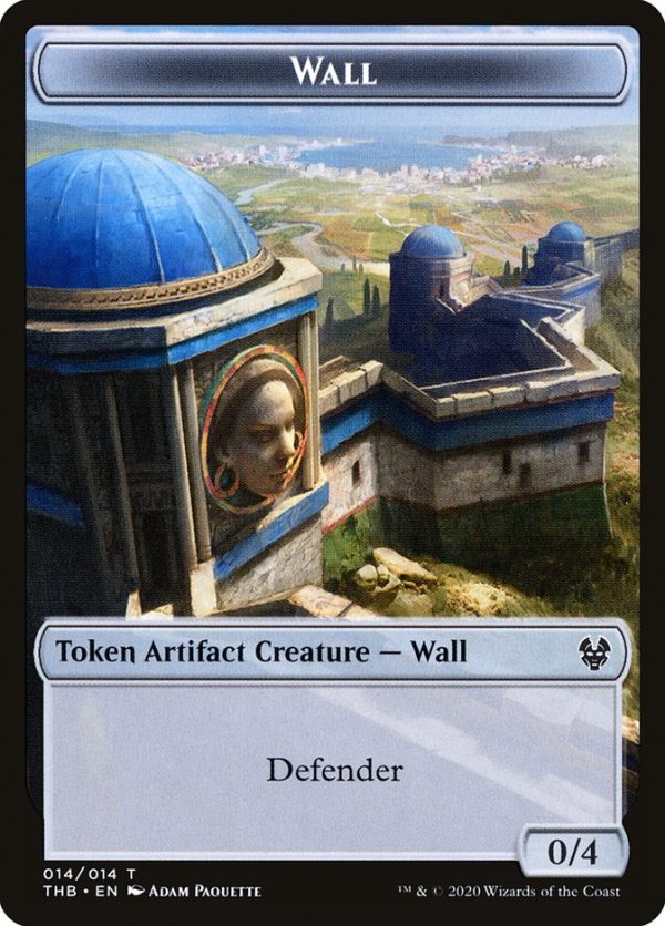 Human Soldier    Wall Double-Sided Token [Theros Beyond Death Tokens] Cheap