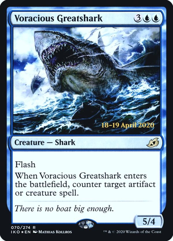 Voracious Greatshark [Ikoria: Lair of Behemoths Prerelease Promos] For Cheap