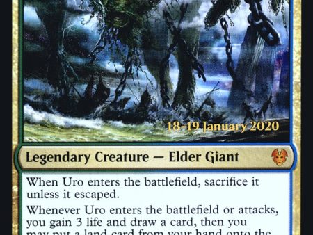 Uro, Titan of Nature s Wrath [Theros Beyond Death Prerelease Promos] Online Hot Sale