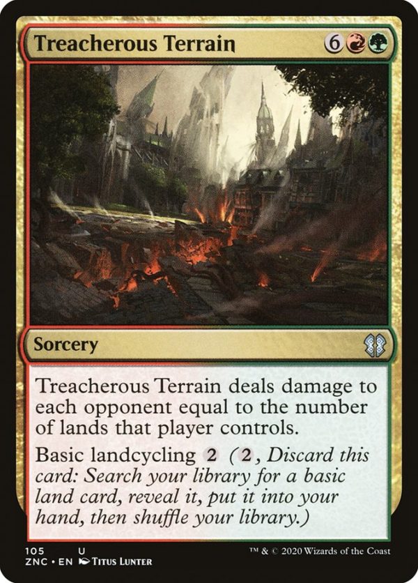 Treacherous Terrain [Zendikar Rising Commander] For Sale