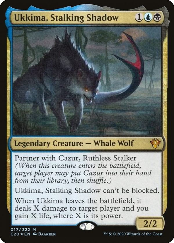 Ukkima, Stalking Shadow [Commander 2020] For Discount