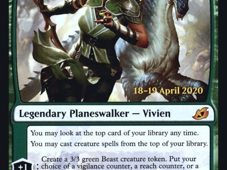 Vivien, Monsters  Advocate [Ikoria: Lair of Behemoths Prerelease Promos] Discount