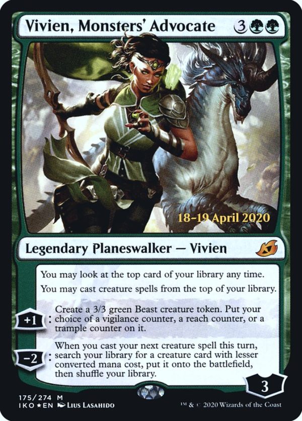 Vivien, Monsters  Advocate [Ikoria: Lair of Behemoths Prerelease Promos] Discount