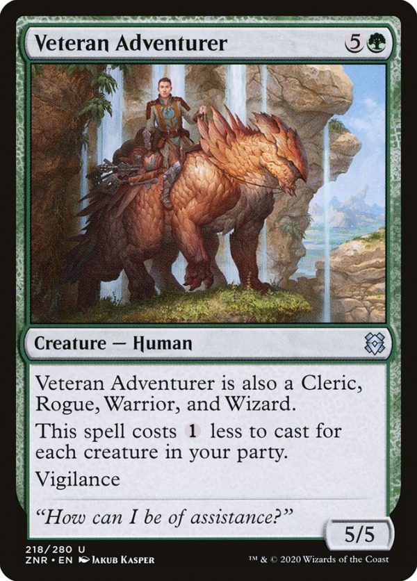 Veteran Adventurer [Zendikar Rising] Sale