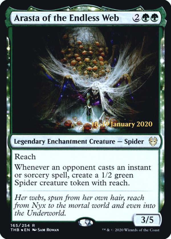 Arasta of the Endless Web [Theros Beyond Death Prerelease Promos] For Sale