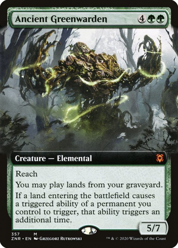 Ancient Greenwarden (Extended Art) [Zendikar Rising] Online