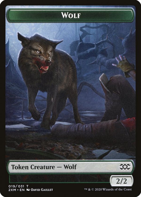 Wolf Token [Double Masters Tokens] Fashion