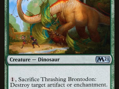 Thrashing Brontodon [Core Set 2021] Online Sale