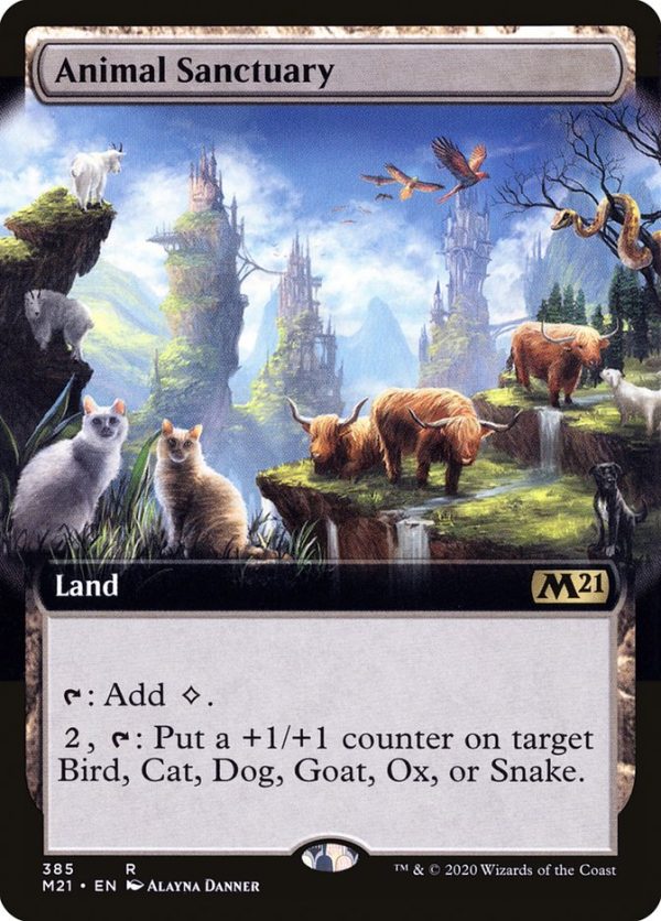 Animal Sanctuary (Extended Art) [Core Set 2021] Online Sale