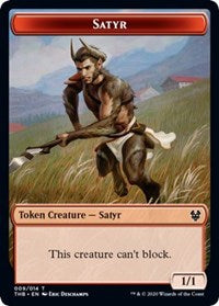 Satyr    Wall Double-Sided Token [Theros Beyond Death Tokens] Online Hot Sale