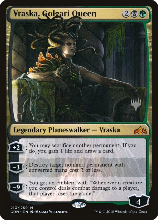 Vraska, Golgari Queen (Promo Pack) [Guilds of Ravnica Promos] Sale