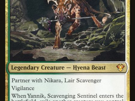 Yannik, Scavenging Sentinel [Commander 2020] For Cheap