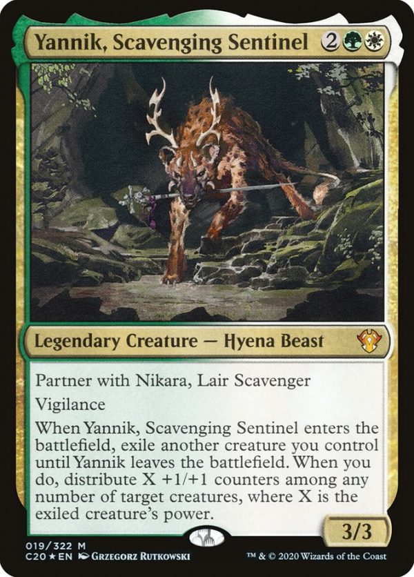 Yannik, Scavenging Sentinel [Commander 2020] For Cheap