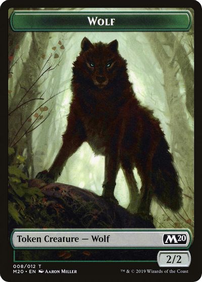 Wolf Double-Sided Token [Challenger Decks 2020 Tokens] For Discount