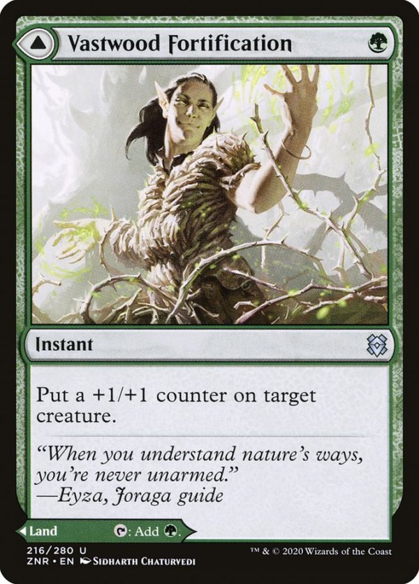 Vastwood Fortification    Vastwood Thicket [Zendikar Rising] For Cheap