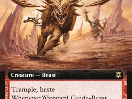 Wayward Guide-Beast (Extended Art) [Zendikar Rising] on Sale