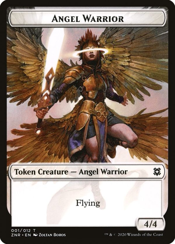 Angel Warrior Token [Zendikar Rising Tokens] Sale