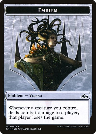 Vraska Emblem    Human Double-Sided Token [Challenger Decks 2020 Tokens] Online Sale