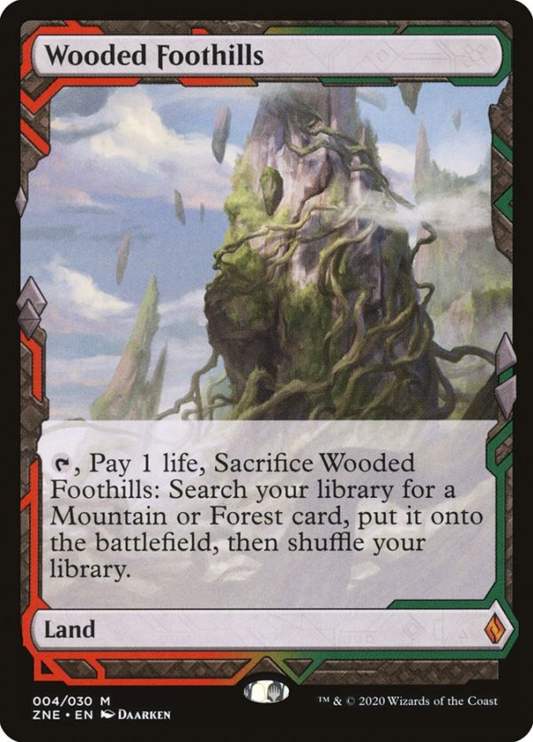 Wooded Foothills (Expeditions) [Zendikar Rising Expeditions] For Discount